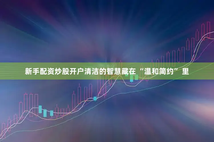 新手配资炒股开户清洁的智慧藏在 “温和简约” 里
